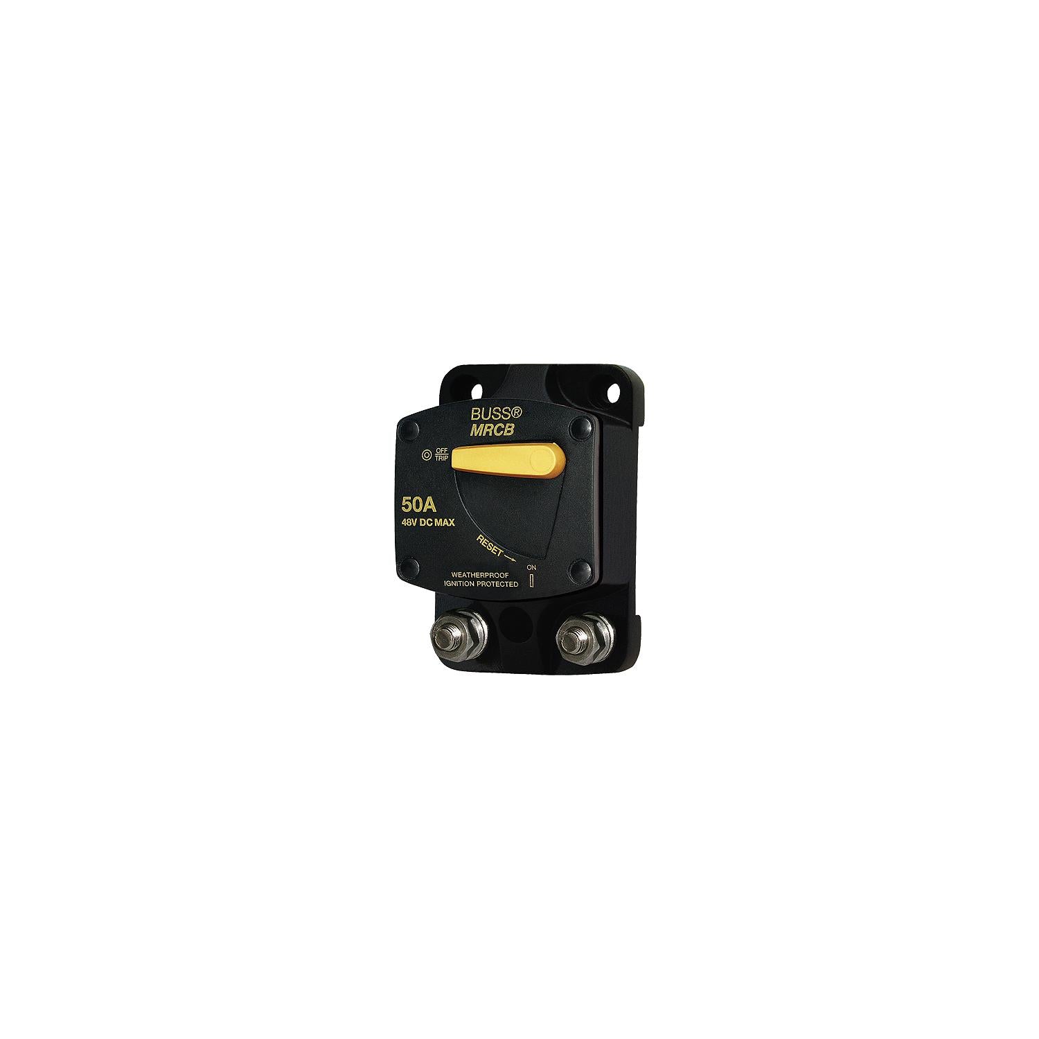 Blue Sea Systems 7140-BSS 7140 187 Series DC Circuit Breaker - Surface Mount, 60 Amps