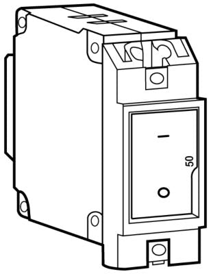 Blue Sea Systems 7403-BSS A-Series Flat Rocker Circuit Breaker, Single Pole Flat, 15 amps
