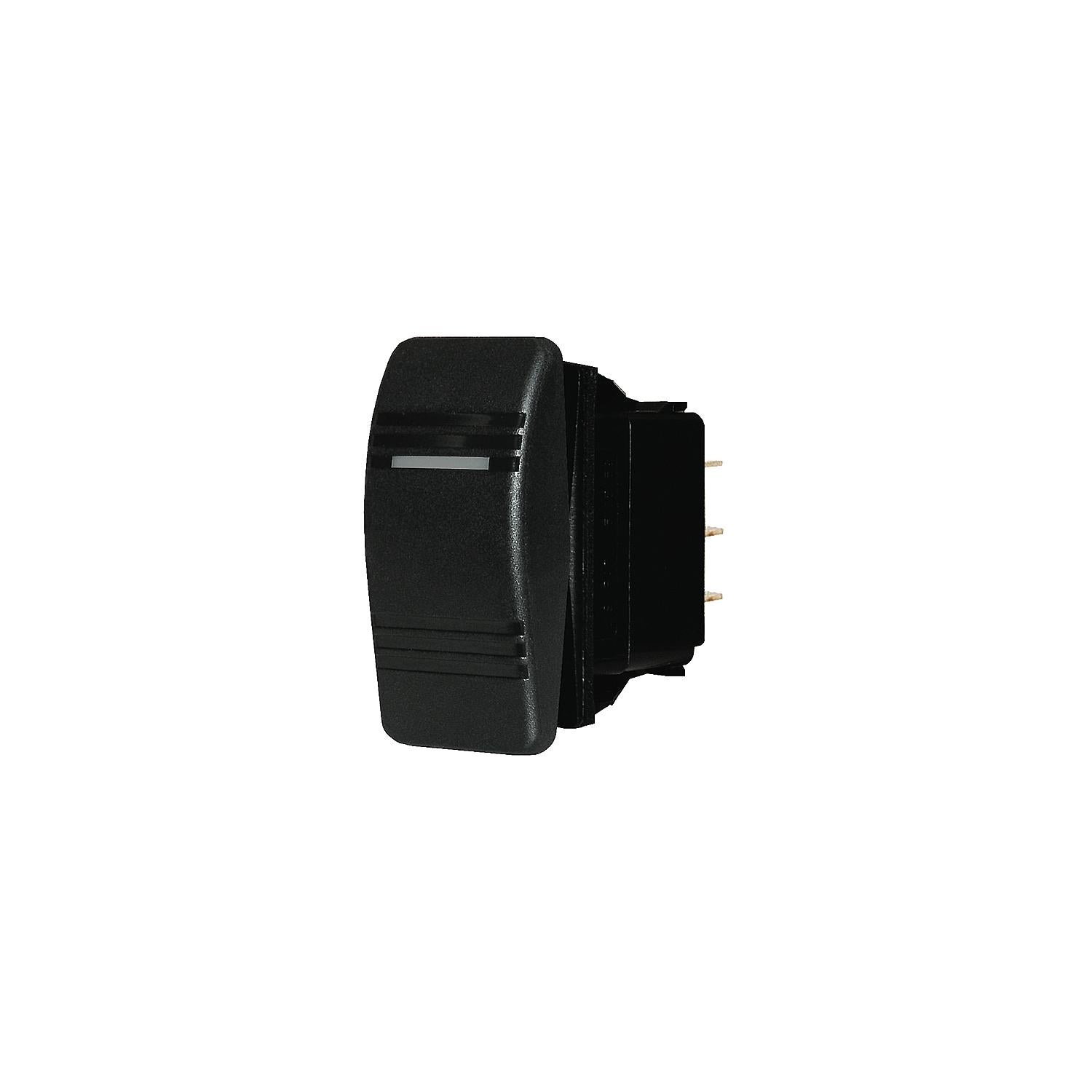 Blue Sea Systems 8284-BSS 8284 Water Resistant ConturaÂ® III Switch, Black, (On)-Off-On