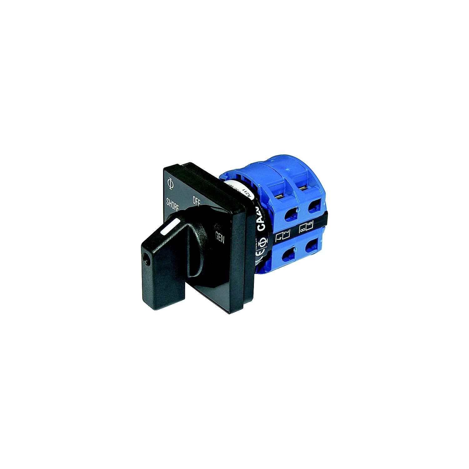 Blue Sea Systems 9009-BSS 9009 AC Rotary Switch - OFF + 2 Positions 30A, Pole