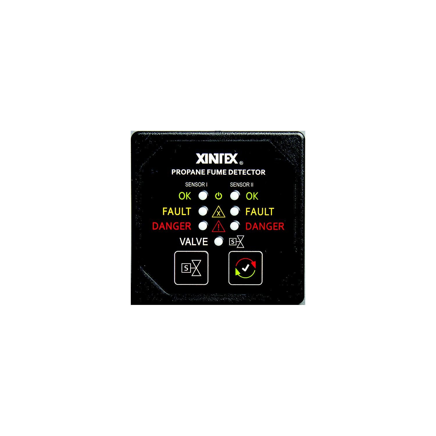 Fireboy P-2BS-R Fireboy-Xintex P2BSR Propane Fume Detector, Dual Channel w/Solenoid Valve Control & 2 Sensors