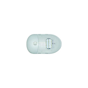 Valterra DG654291VP Slim Line Single LED Dome Light w/2-Way Switch, 12V