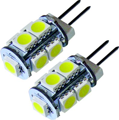 Diamond Group DG72611WVP G-4 And JC10 Replacement LED Bulb, 2/pk