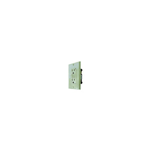 Diamond Group DG151VP GFI Receptacle w/Light, White