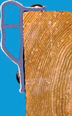 Dock Edge DE1136F Economy Guard Profile, 10' Roll, White