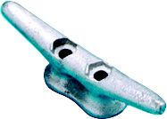 Dock Edge DE2804F 2804F Cast Iron Cleat, Galvanized, 4
