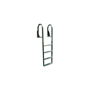 Dock Edge DE2127F Aluminum Flip Up Wide Step Ladder, 7-Step