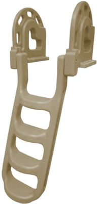 Dock Edge DE2184F 2184F Stand Off Roto Ladder 4 Step, Sand