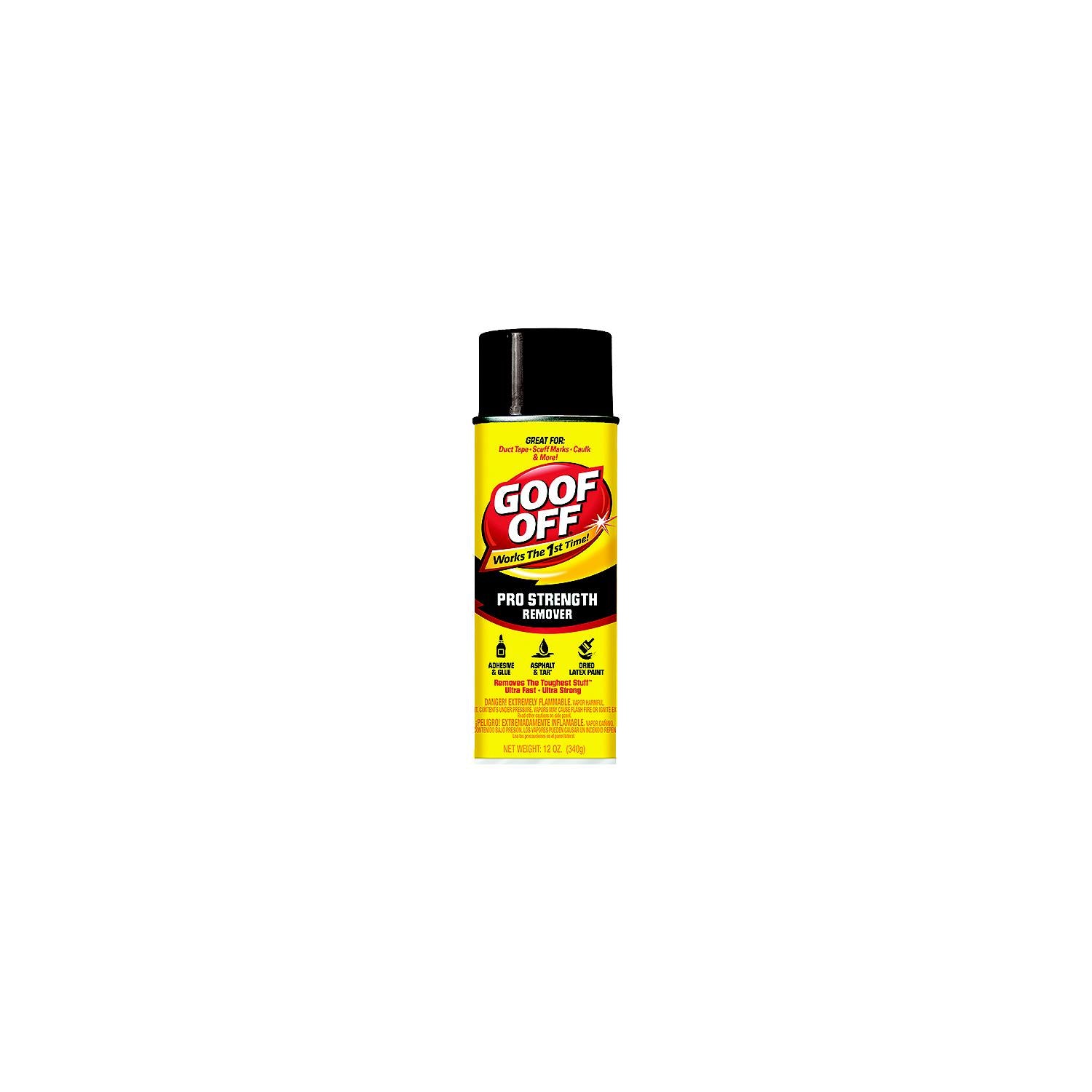 Damp Rid FG658 Goof OffÂ® Pro Strength Remover, 12 oz. Aerosol