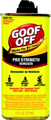 Damp Rid FG661 Goof OffÂ® Pro Strength Remover, 6 oz.