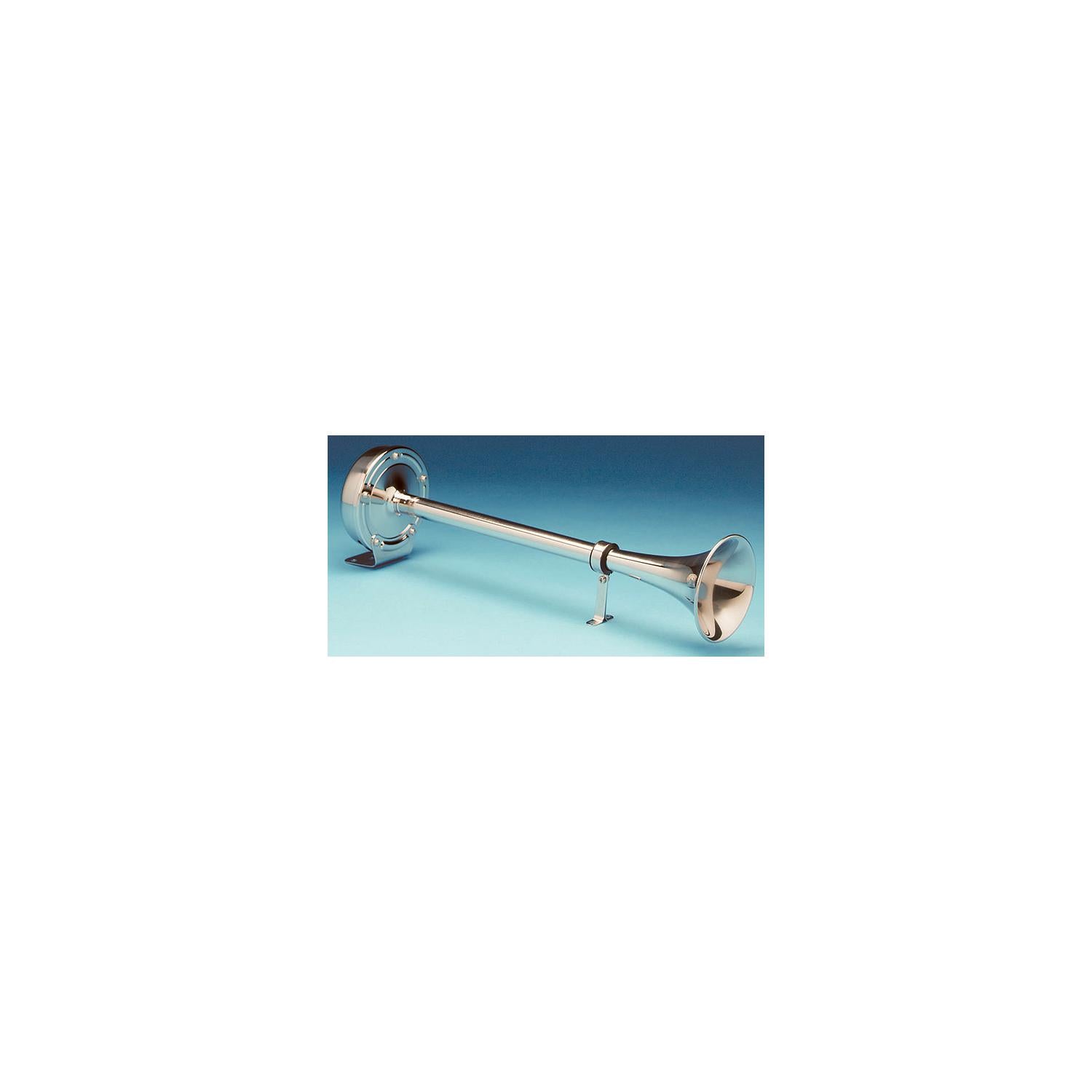 Attwood 10028XLP Marinco Single Trumpet Electric Horn Stainless Steel