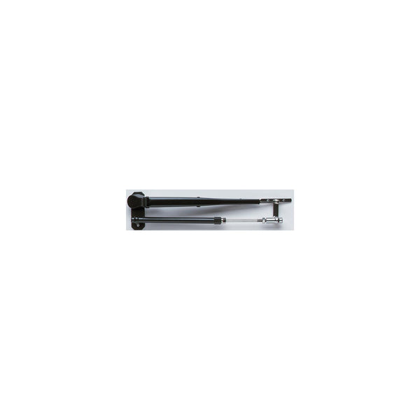 Attwood 33032A Marinco Deluxe Adjustable Stainless Steel Pantographic Arm Dry, Black For Use With 2.5, 1.5 and MRV Motors