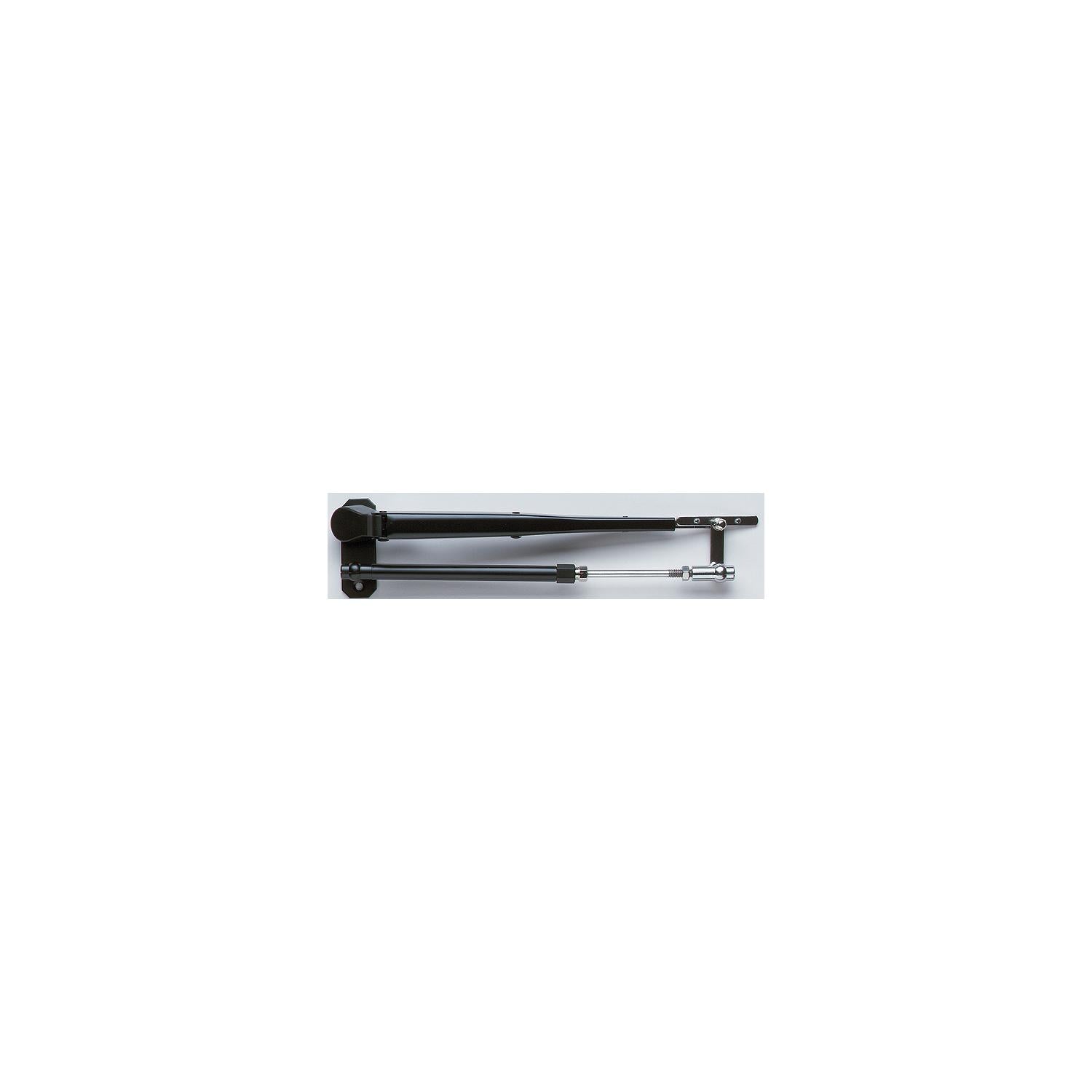 Attwood 33037A Marinco Deluxe Adjustable Stainless Steel Pantographic Arm Dry, Black For Use With 2.5, 1.5 and MRV Motors