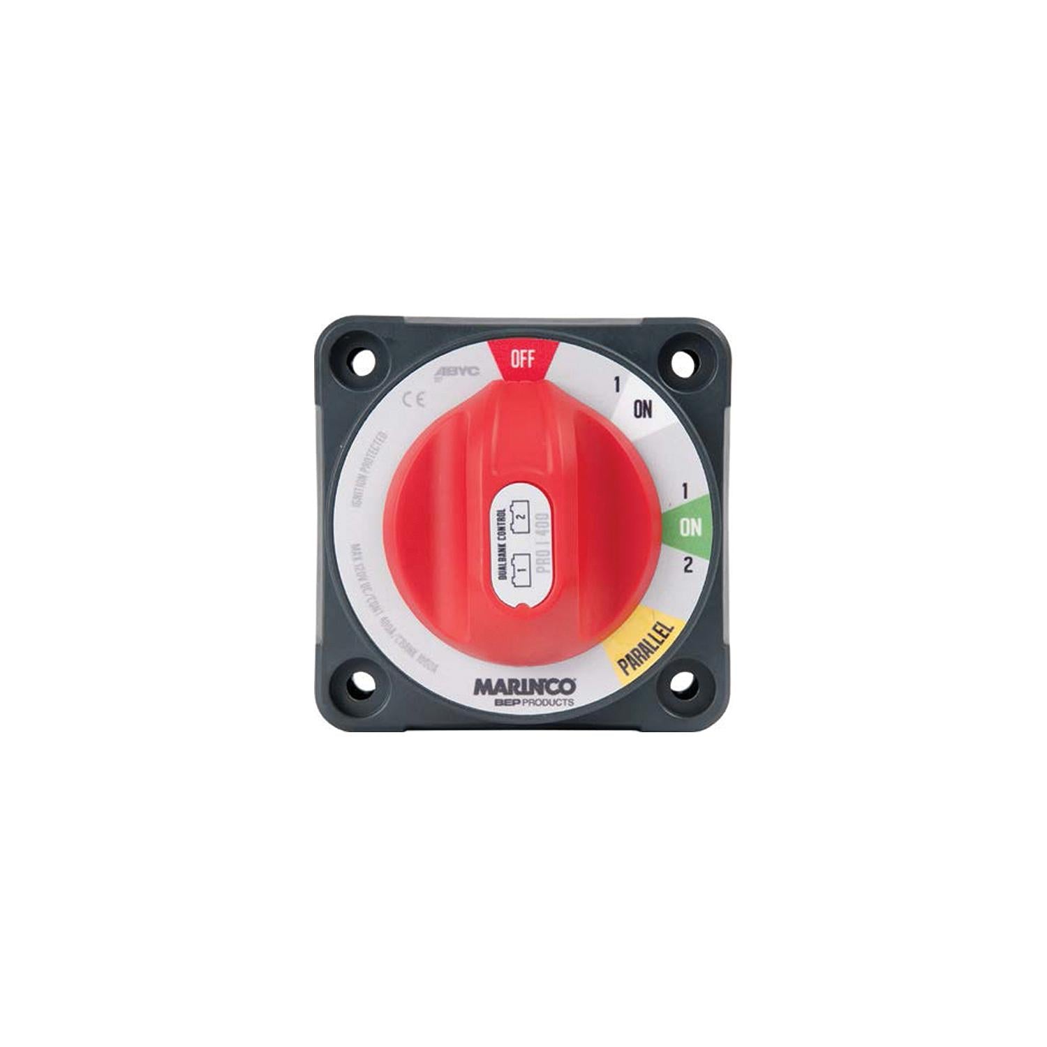 BEP 772-DBC Marinco Pro Installer Dual Bank Control Battery Switch (1,1/2, Parallel, Off)