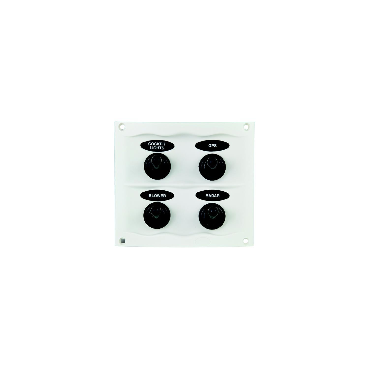 BEP 900-4WPW Marinco Waterproof Switch Panel