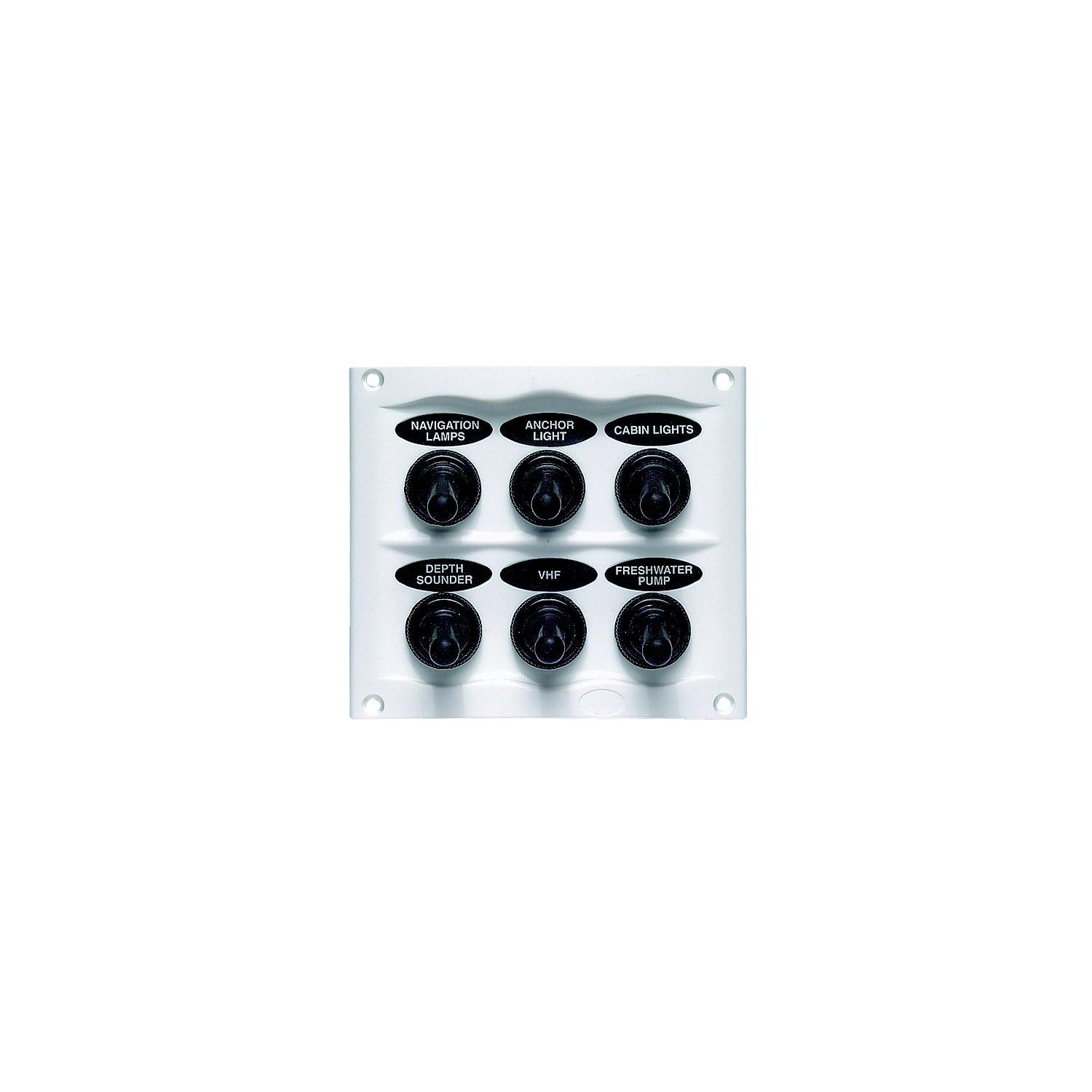 BEP 900-6WPW Marinco Waterproof Switch Panel