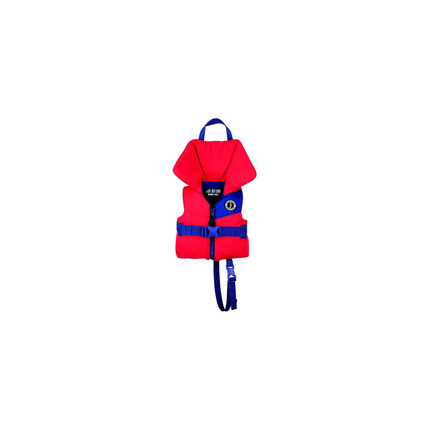 nan Mustang Survival MV325157 Infant Vest up to 30 lbs. Red/Navy