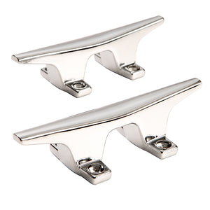 Attwood ZAMAK Chrome Plated Zinc Cleats - Pair - 4-1/2