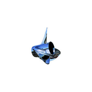 Turning Point Propellers 31542310 Speedzone Max 3 Stainless Steel 3-Blade Bass Boat Propeller, 14.8