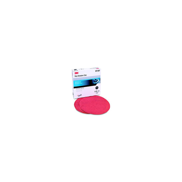 3M 1222 Red Hookit Disc 6 P180A 50/Bx
