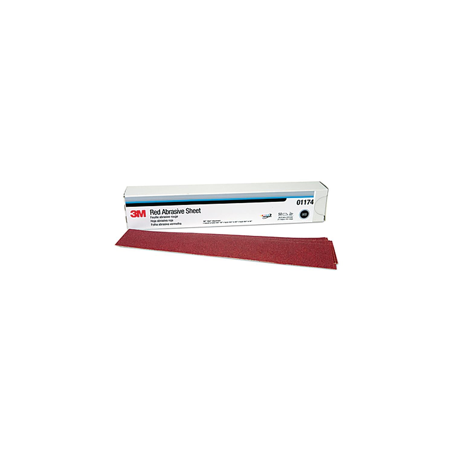 3M 1679 Red Abr 2-3/4X16.5 P80D 25/Bx