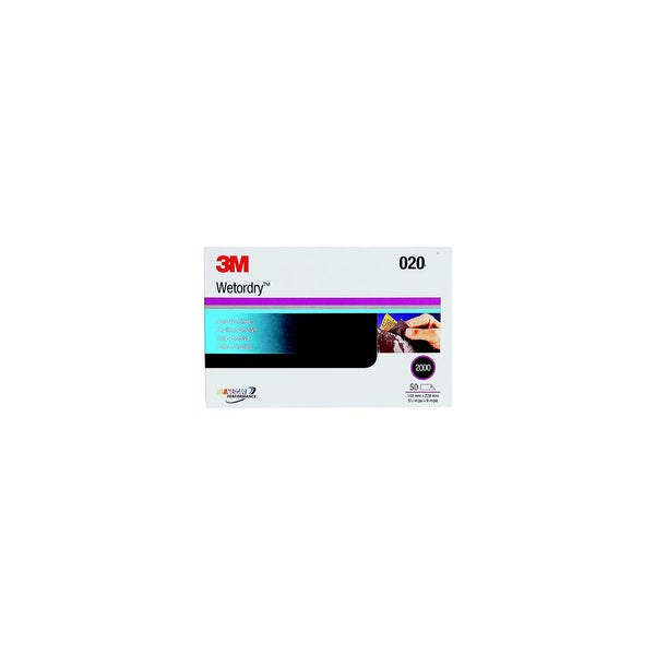 3M 2021 Imperial Wet Or Dryâ„¢ Paper Sheets, 5-1/2" x 9" Grade 1000 50/Pack