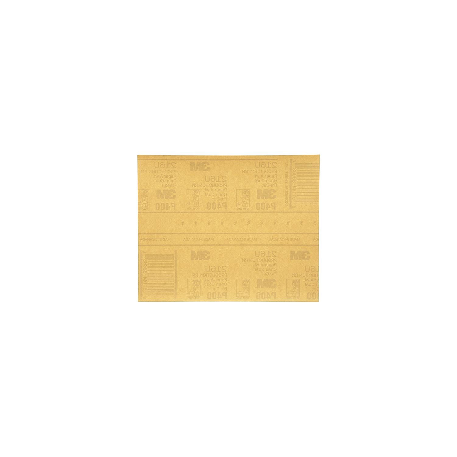 3M 2539 02539 9x11 Resinite Fre-Cut Gold Sheet P400A