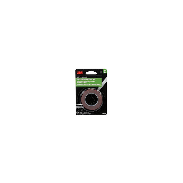 3M 3609 03609 Super Strength Molding Tape, 1/2" x 5'