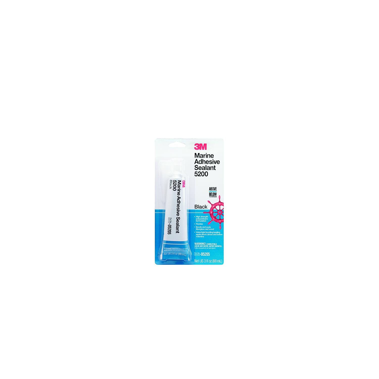 3M 5205 5200 Sealant Black 3 oz.