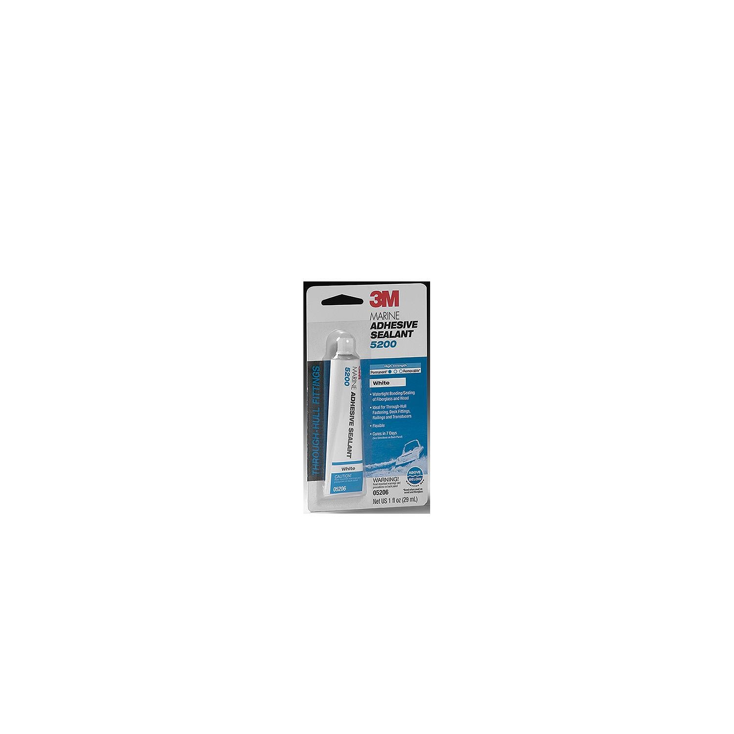 3M 5206 5200 Sealant White 1 oz.
