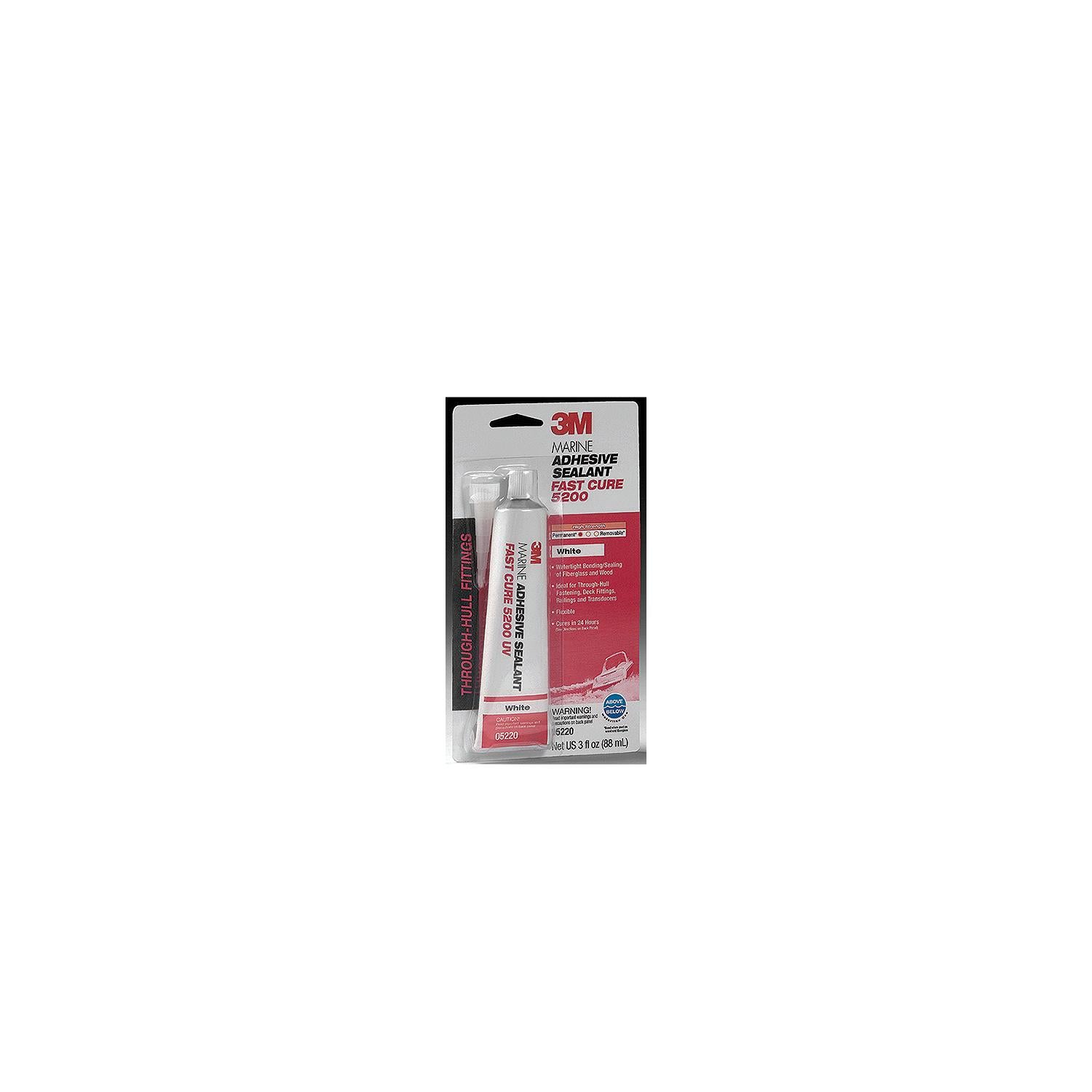 3M 5220 5200 Fast Cure White - 3 oz.