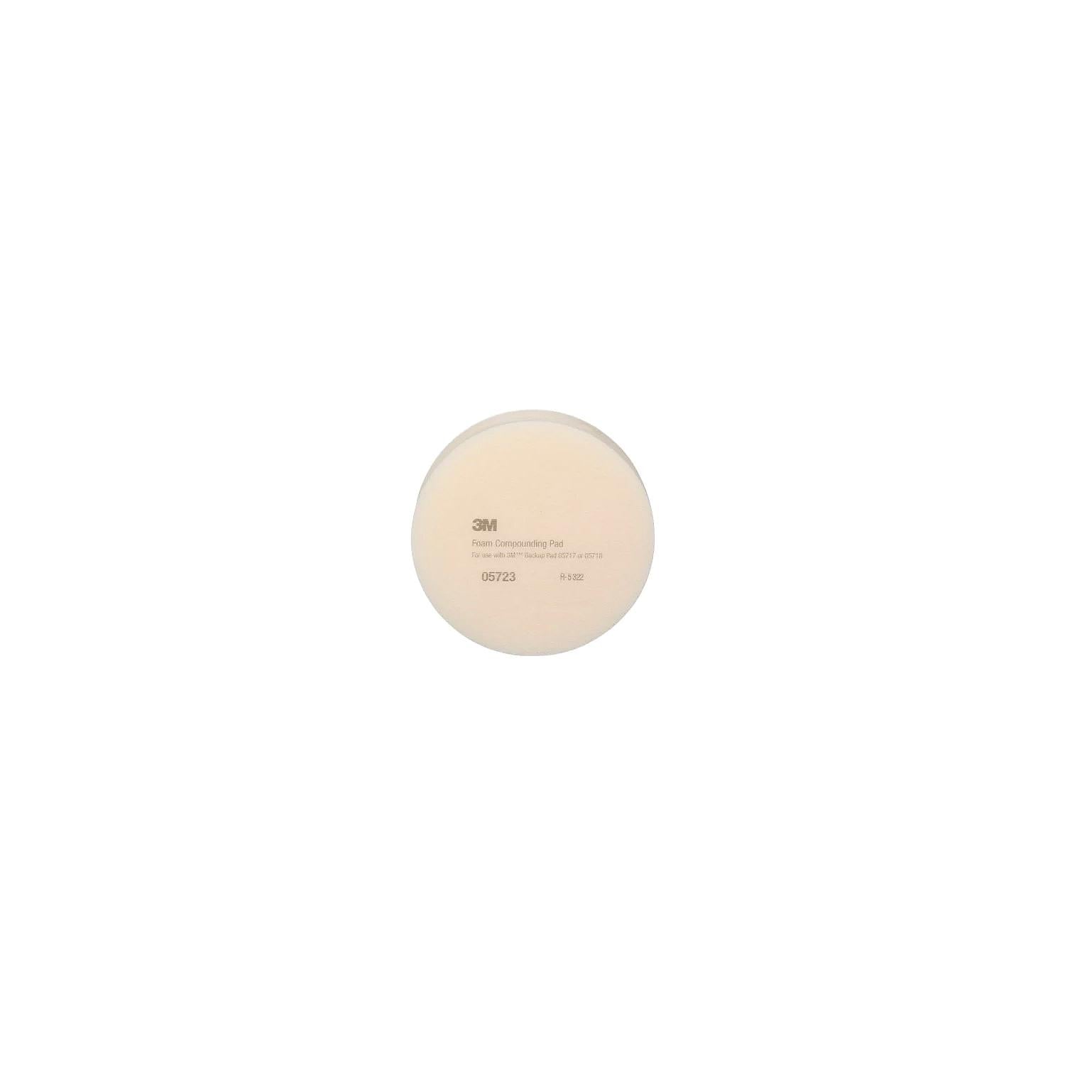 3M 5723 Perfect-Itâ„¢ Foam Compounding Pad, Single Sided, Flat Back