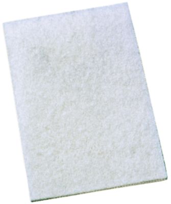 3M 51131074453 07445 Scotch Brite Hand Pads, Very Fine, White, 20/Box
