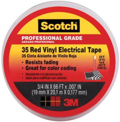 3M 10810 #35 Vinyl Elect Tape 3/4 Red