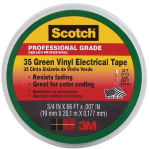 3M 10851 #35 Vinyl Elect Tape 3/4 Green