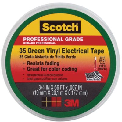 3M 10851 #35 Vinyl Elect Tape 3/4 Green