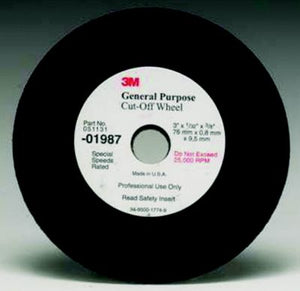 3M 1987 01987 Cut Off Wheel 3