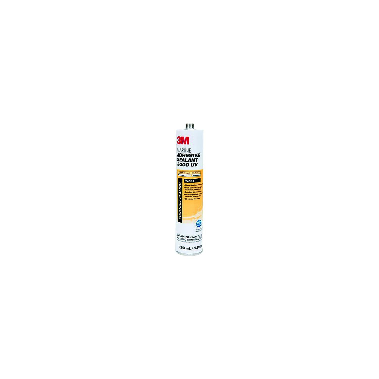 3M 98241 9M Marine 3000 UV Adhesive / Sealant, 10 oz. White