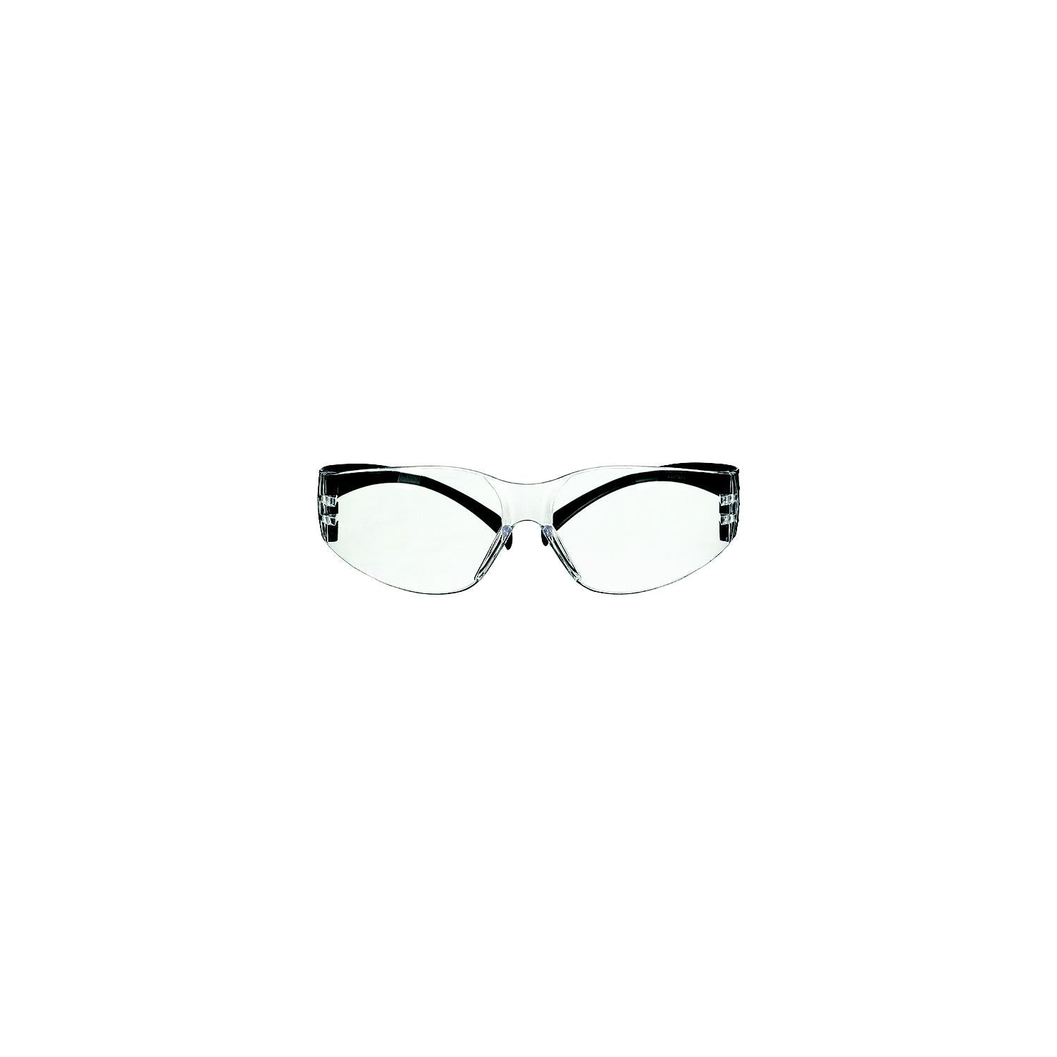 3M SF101AF-BLK SF101AFBLK Securefitâ„¢ 100 Series Protective Eyewear, Clear