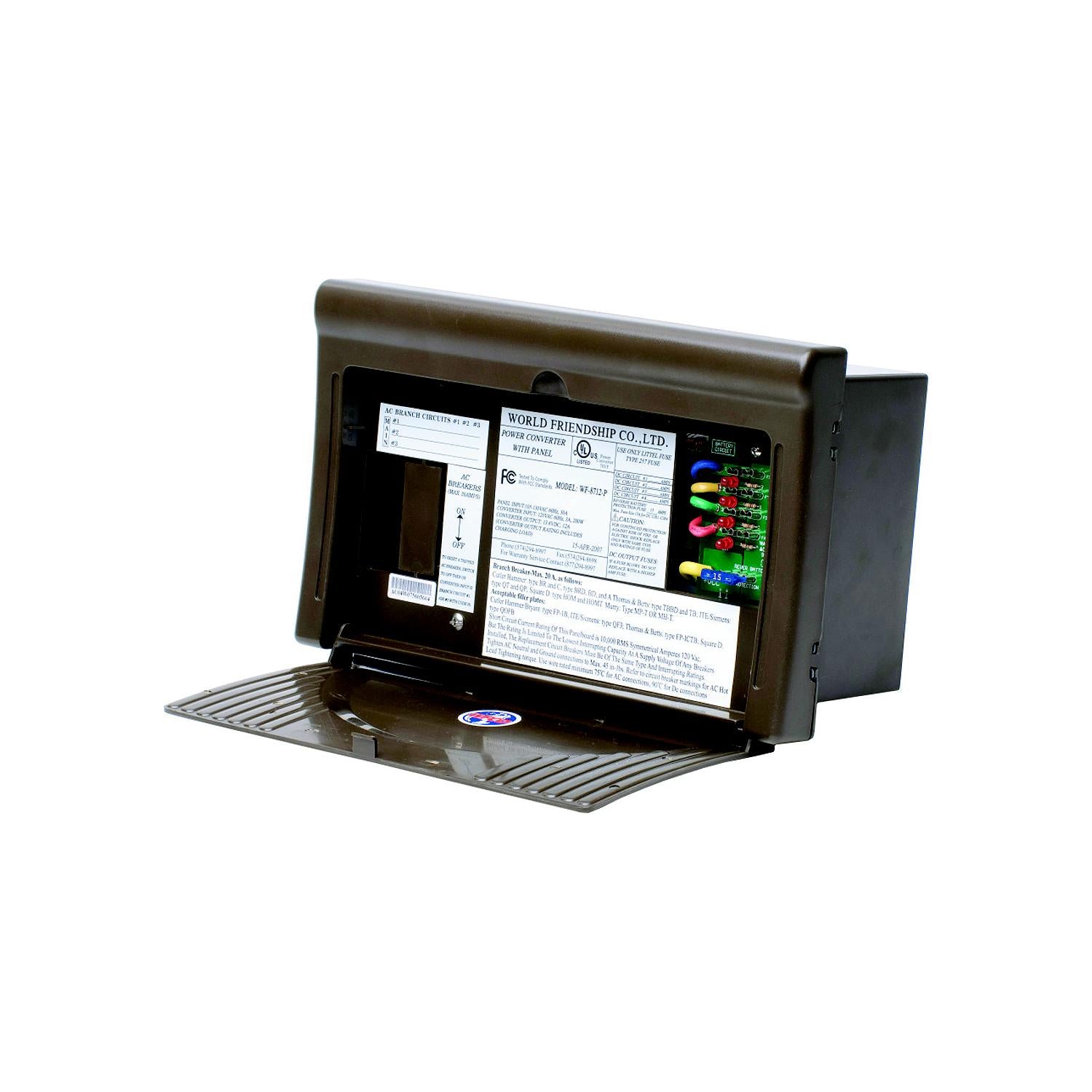 WFCO WF-8735-AD WF8735PAD 8700 Series RV Battery Charger Power Center, 35 Amp