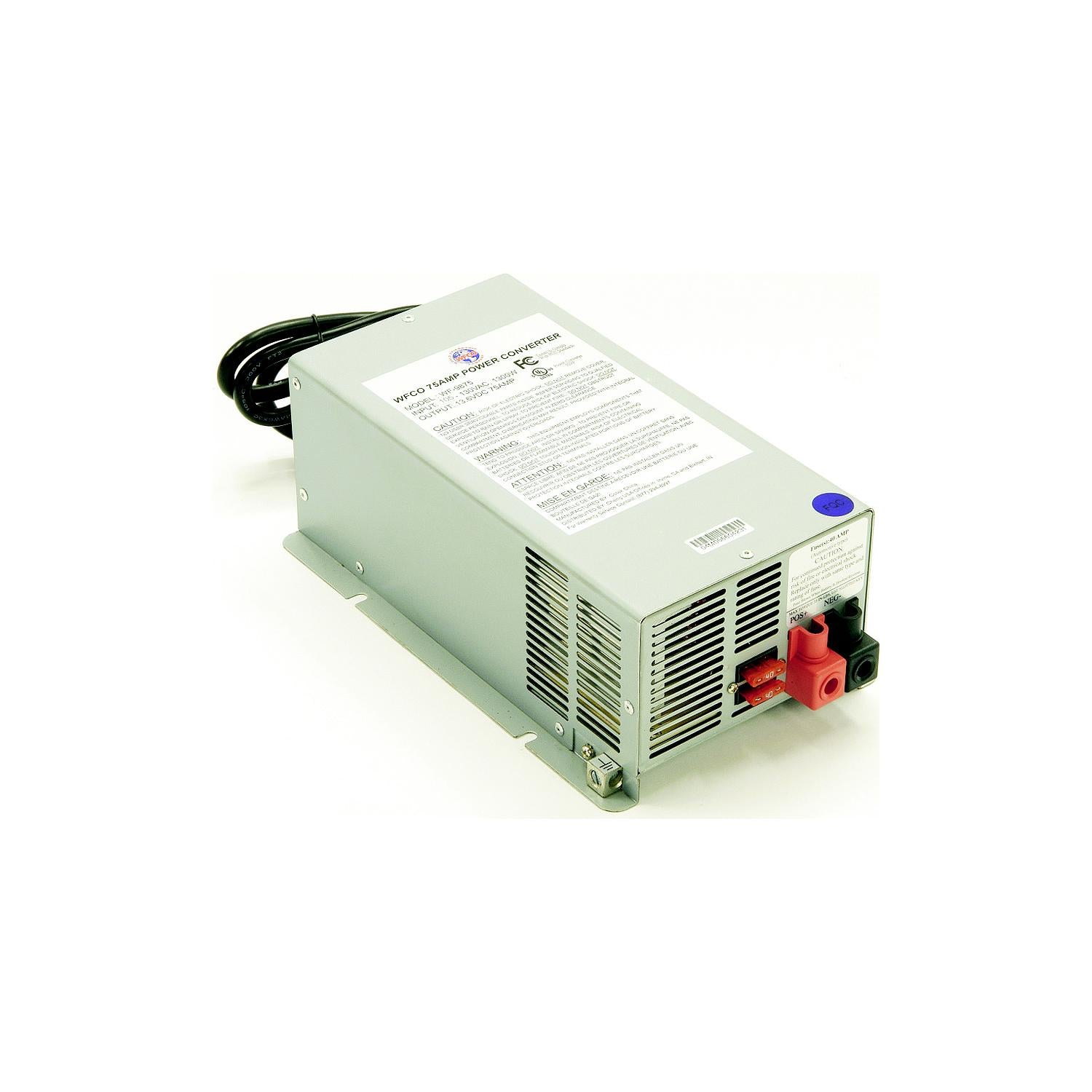 WFCO WF-9855-AD-CB WF9855ADCB 9800 Series RV Deck Mount 55A Power Converter Charger