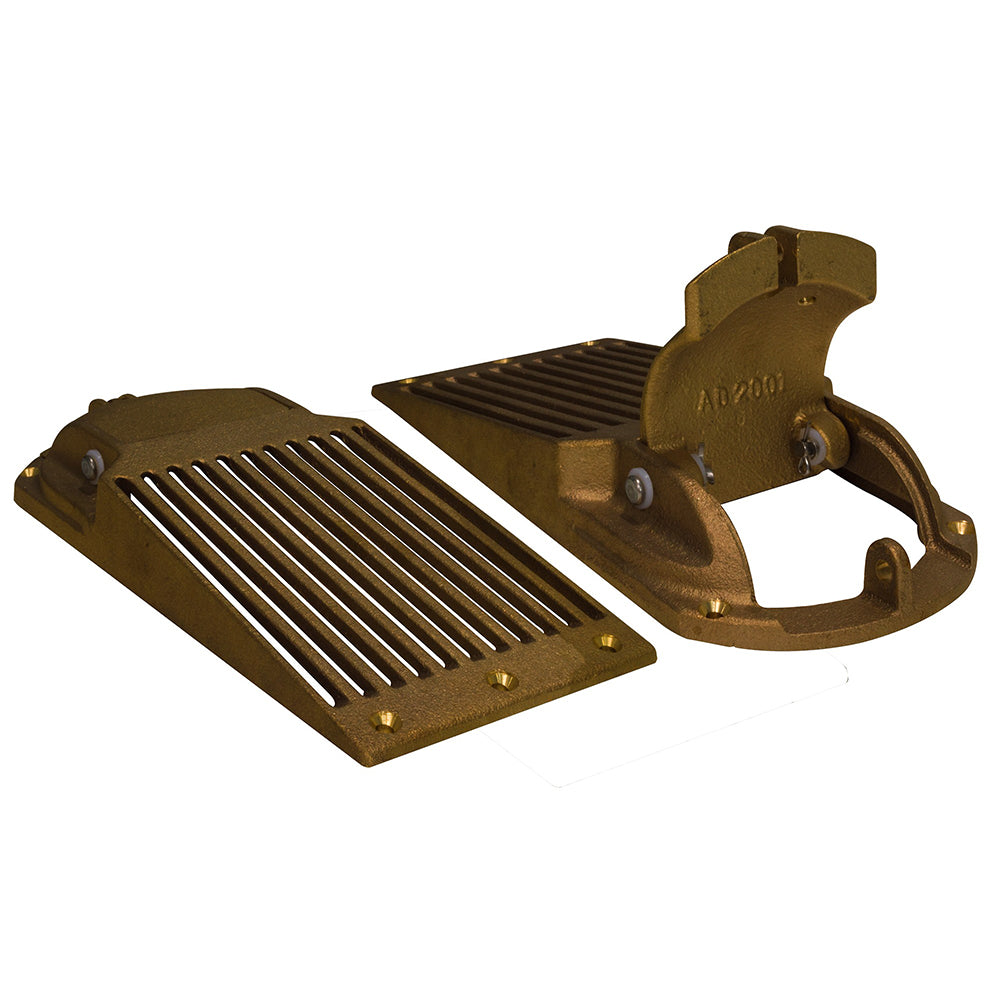 GROCO Bronze Slotted Hull Scoop Strainer w/Access Door f/Up to 3