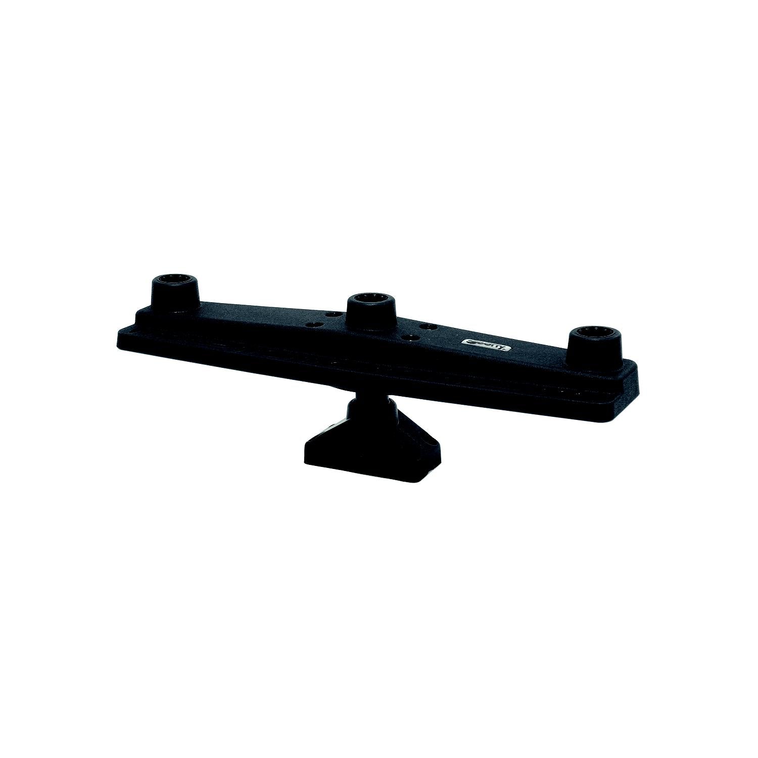 Scotty 257 Adjustable Triple Rod Holder Mount w/#241 Side/Deck