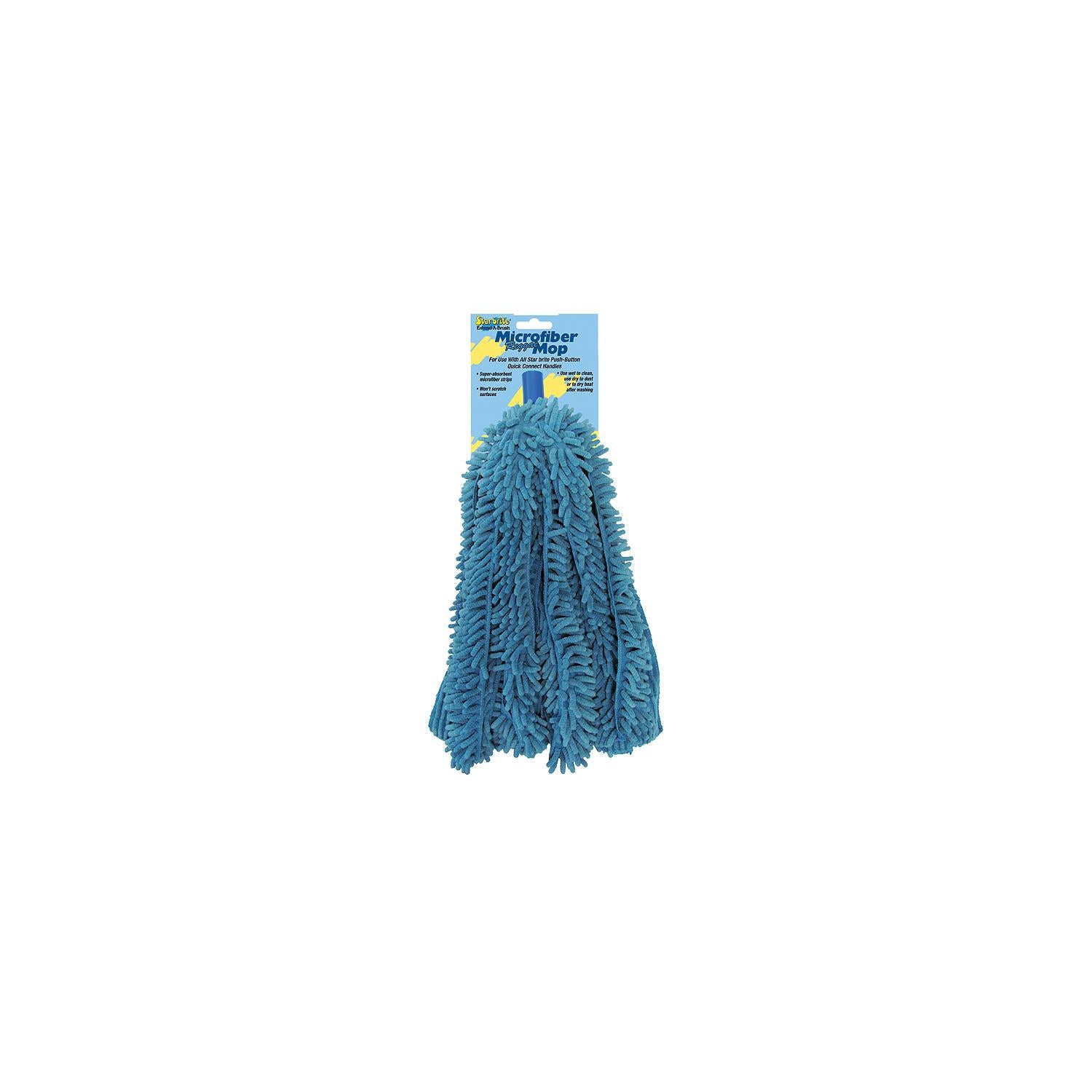 Star brite 40103 Starbrite Microfiber Reggae Mop Fits Quick Connect Handle (Sold Separately)