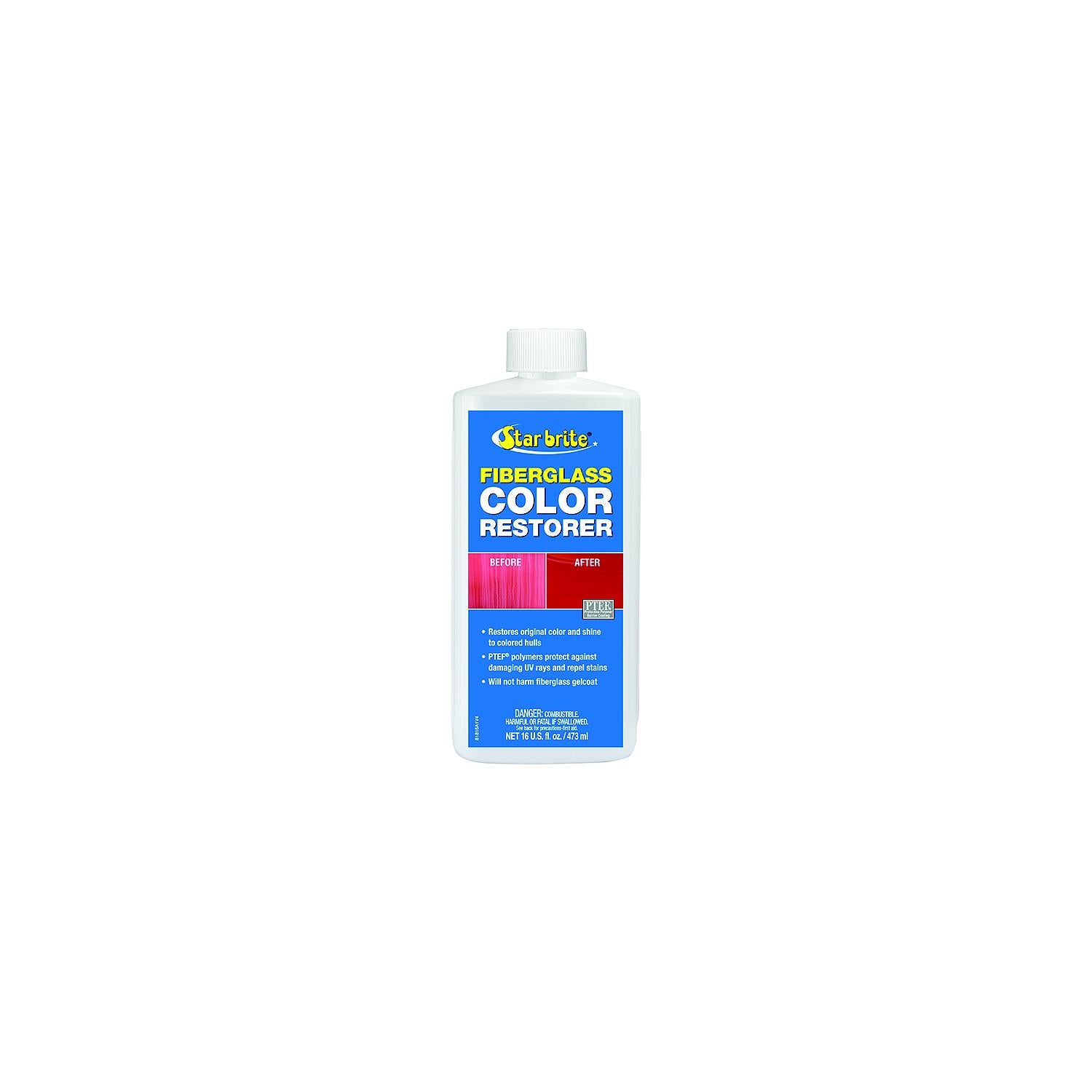 Star brite 081816PW Fiberglass Color Restorer w/PTEF, 16 oz.
