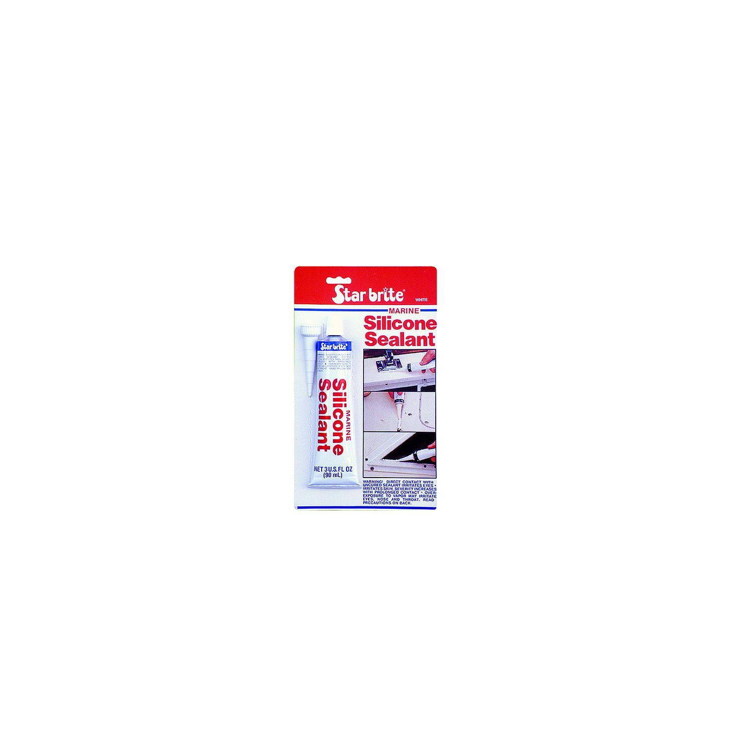 Star brite 082102P Silicone Sealant, Clear 3 oz. (100 ml.)