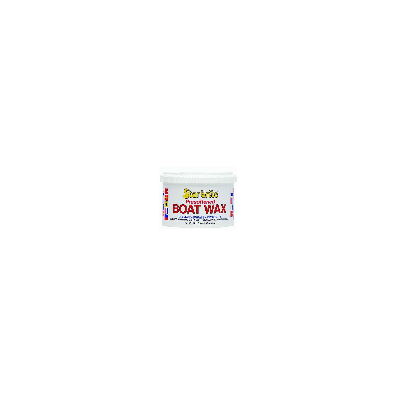 Star brite 82314 Pre-Softened Boat Wax, 14 oz.