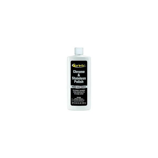Star brite 82708 Chrome & Stainless Steel Polish, 8 oz.