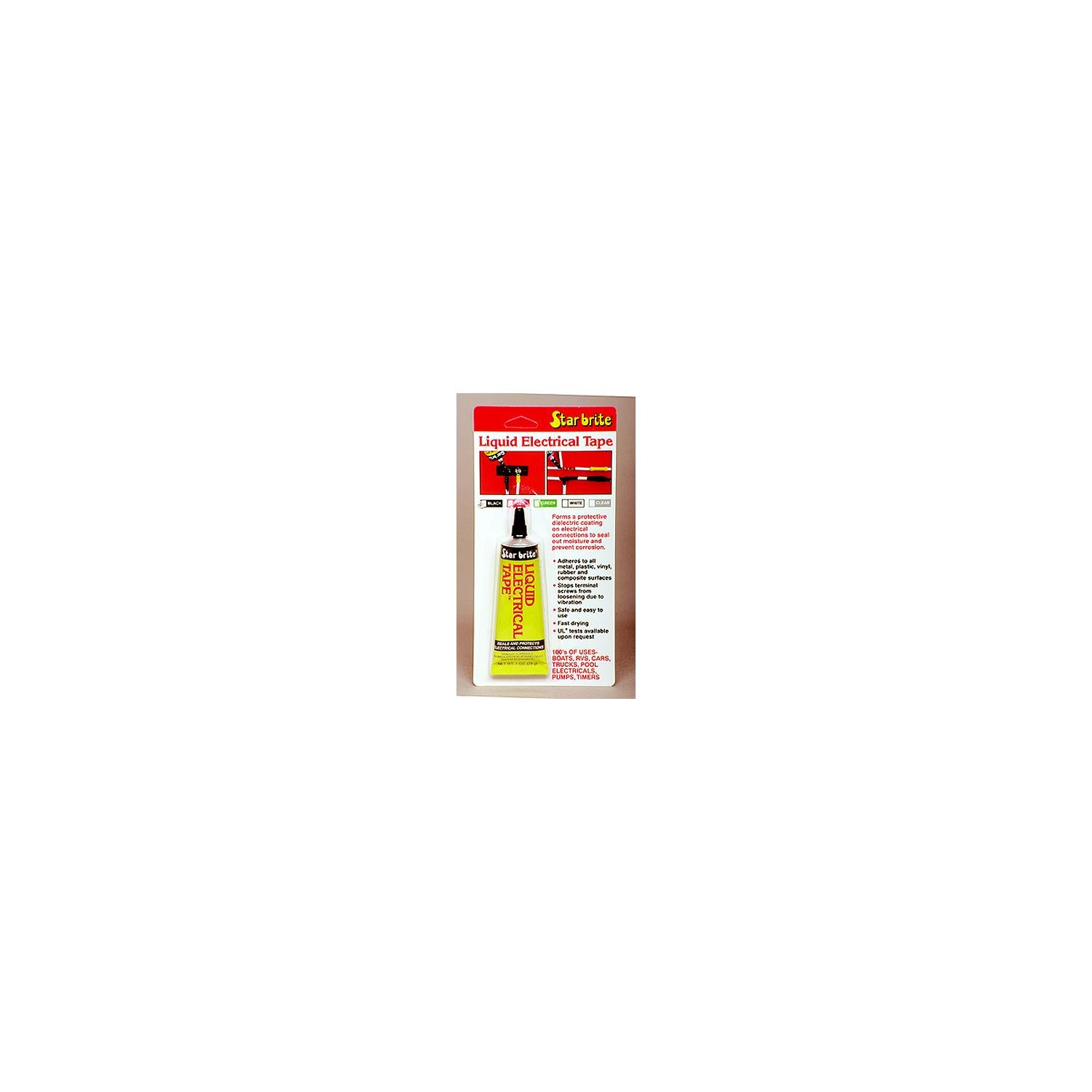 Star brite 84154 Liq Electric Tape Black 1 oz.