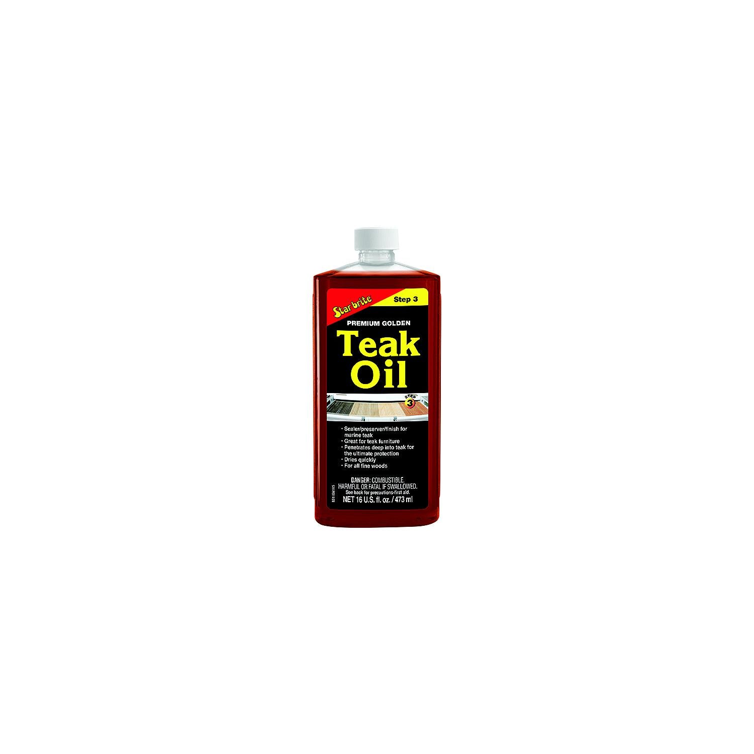 Star brite 085116PW Premium Golden Teak Oil, Pt.